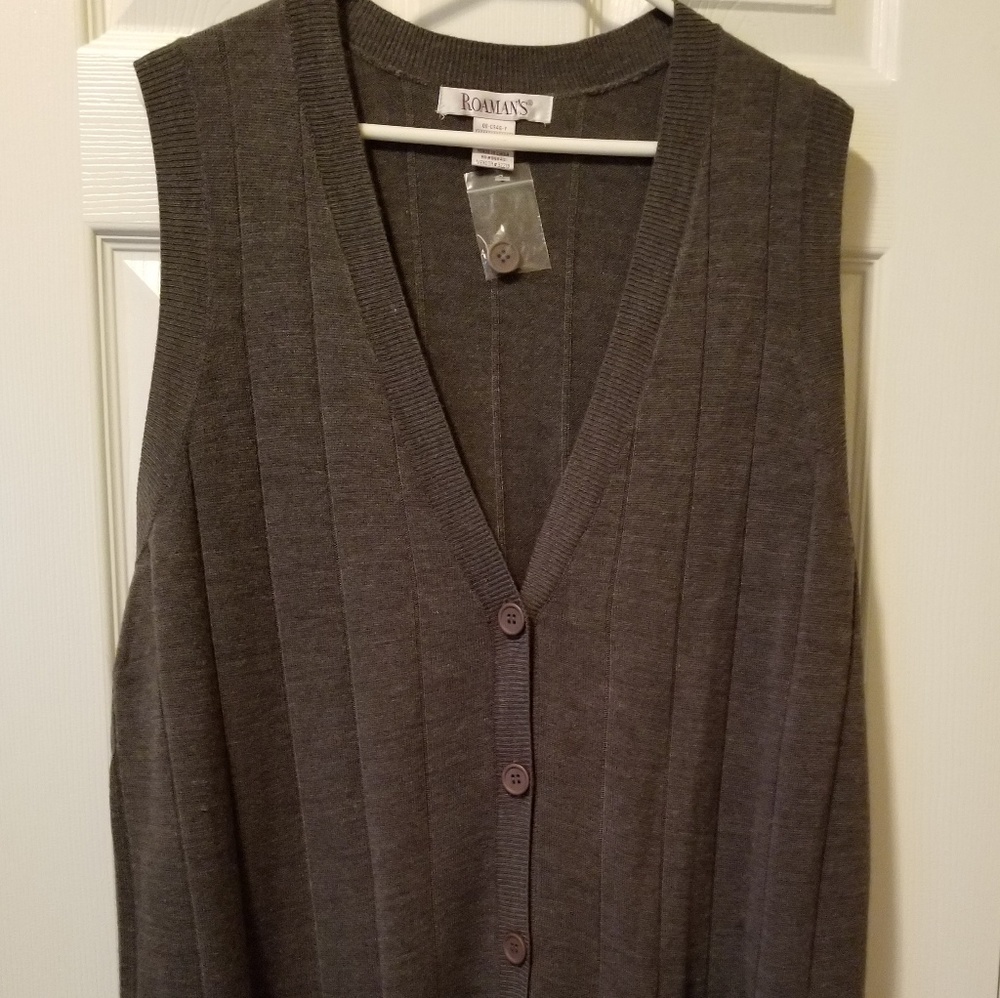 Roamans Grey Cardigan